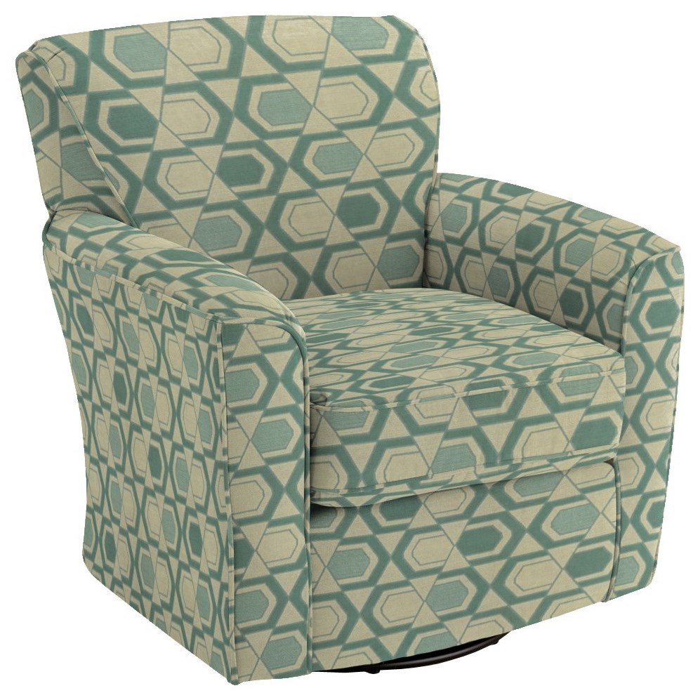 Best Home Furnishings Swivel Barrel Chairs 2888 Kaylee Swivel Barrel